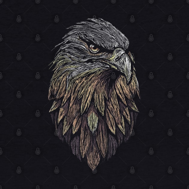 eagle line art by StoreEpic